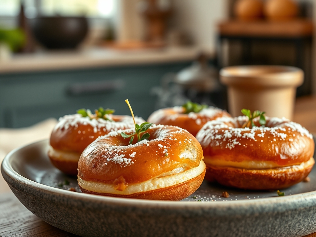 Donuts mit bunten Streuseln
