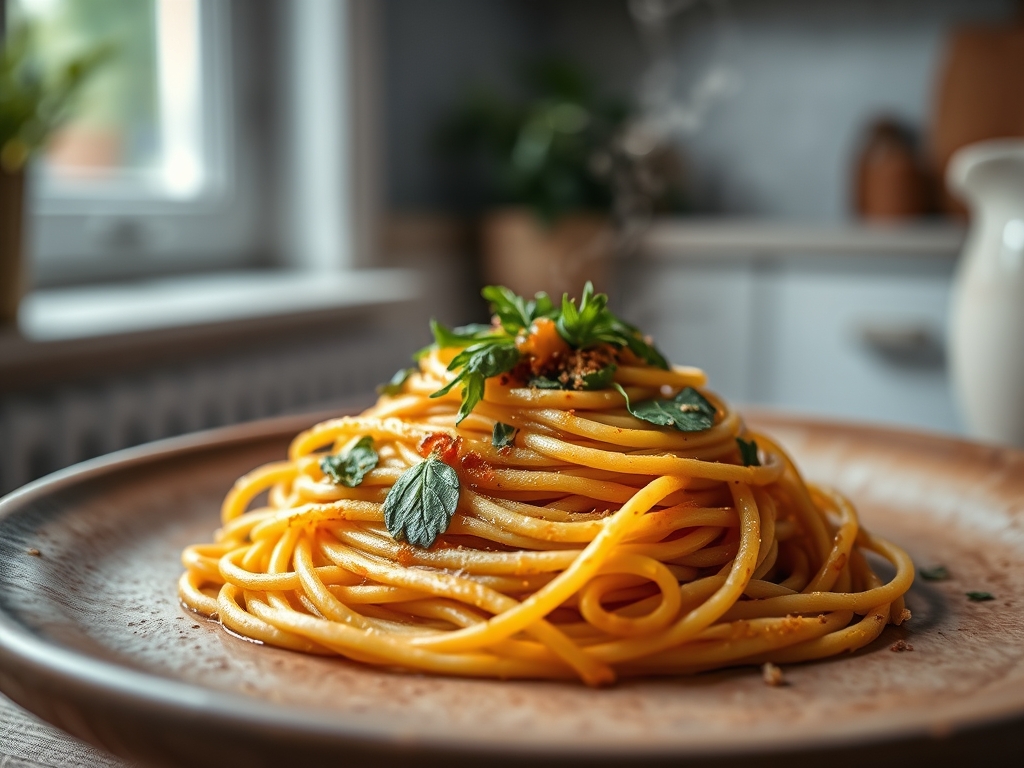 Spaghetti mit Wuerstchen Haaren