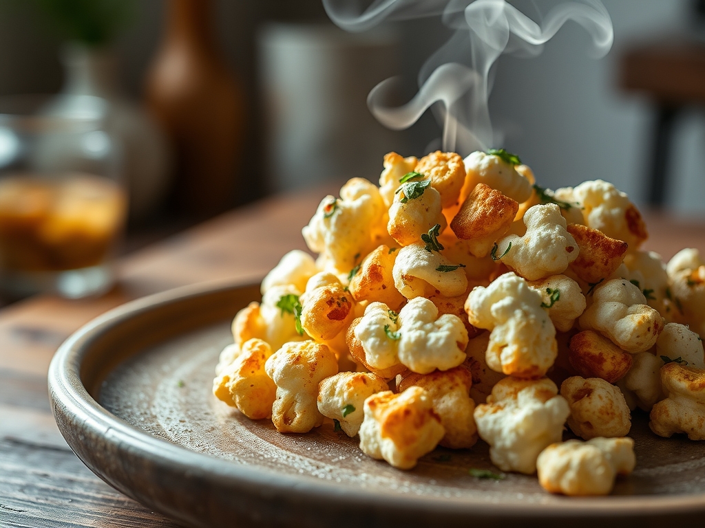 Popcorn Baelle mit Honig